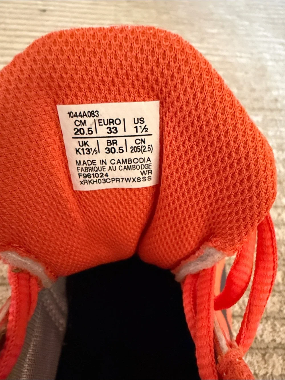 ASICS Kids ASICS Gel-Game Orange Sneakers